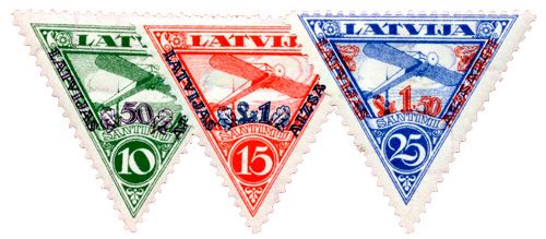 n°10/12* - Timbre LETTONIE Poste n°10/12* - Timbre LETTONIE Poste