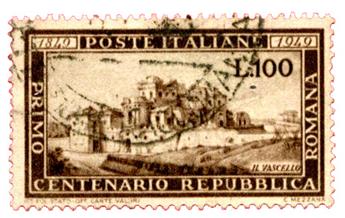 n°537 obl. - Timbre ITALIE  Poste