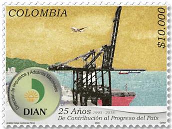 n° 1899 - Timbre COLOMBIE Poste