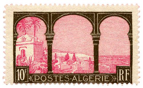 n°84** - Timbre ALGERIE Poste n°84** - Timbre ALGERIE Poste