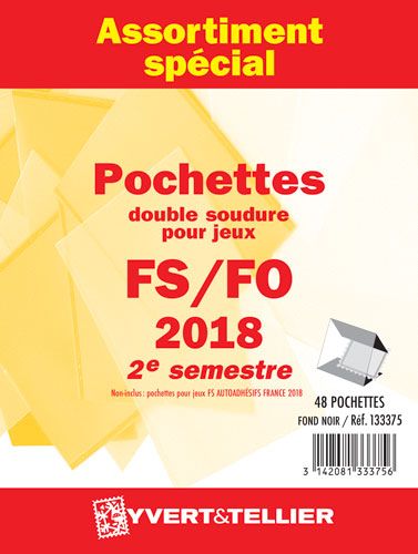 Assortiment de pochettes (double soudure) : 2018- 2eme semestre Assortiment de pochettes (double soudure) : 2018- 2eme semestre