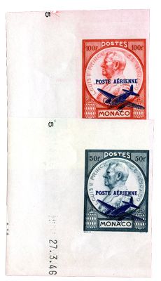 n°13/14** ND - Timbre MONACO Poste Aérienne n°13/14** ND - Timbre MONACO Poste Aérienne