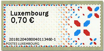 n° 7 - Timbre LUXEMBOURG Timbres de distributeurs