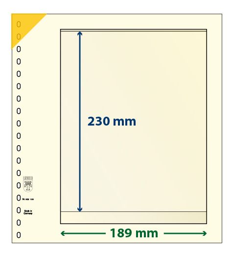 Feuille neutre LINDNER-T : 1 bande-802108 (x10) Feuille neutre LINDNER-T : 1 bande-802108 (x10)