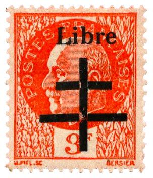 n°9* (MAYER) - Timbre FRANCE Libération (Aiguerande) n°9* (MAYER) - Timbre FRANCE Libération (Aiguerande)