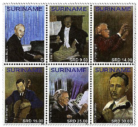 n° 2809/2814 - Timbre SURINAM Poste n° 2809/2814 - Timbre SURINAM Poste