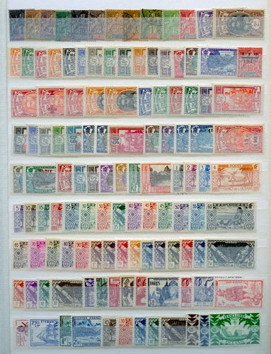 OCEANIE : Collection 1892/1955 **/*/obl. OCEANIE : Collection 1892/1955 **/*/obl.