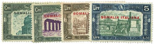 n°135/138* - Timbre SOMALIE ITALIENNE Poste n°135/138* - Timbre SOMALIE ITALIENNE Poste