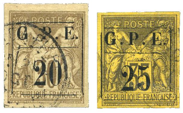 n°1/2 obl. TB - Timbre GUADELOUPE Poste n°1/2 obl. TB - Timbre GUADELOUPE Poste
