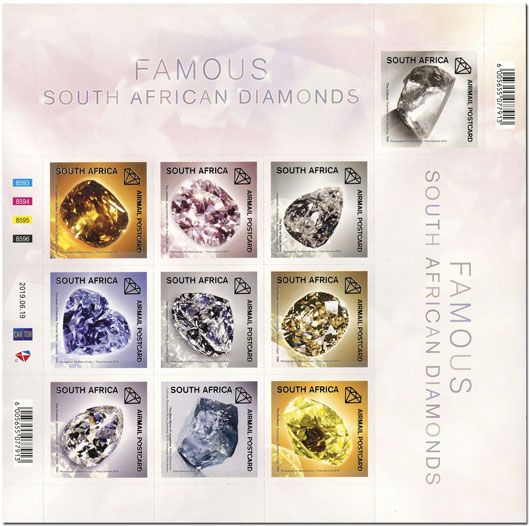 n° 244/253 - Timbre AFRIQUE DU SUD Poste aérienne n° 244/253 - Timbre AFRIQUE DU SUD Poste aérienne