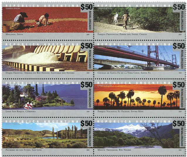 n° 2442A/2449A - Timbre ARGENTINE Poste
