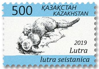 n° 842 - Timbre KAZAKHSTAN Poste