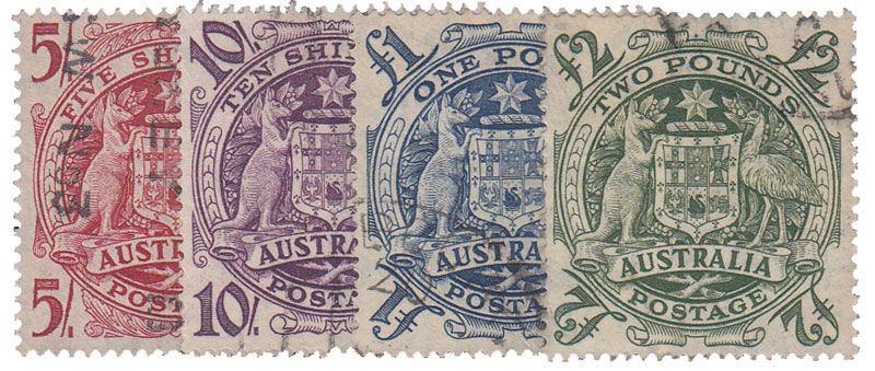 n°164/167 obl. - Timbre AUSTRALIE Poste n°164/167 obl. - Timbre AUSTRALIE Poste