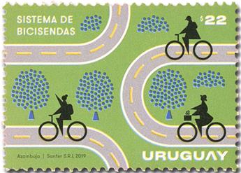 n° 2951 - Timbre URUGUAY Poste