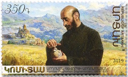 n° 168 - Timbre ARMENIE (Haut-Karabakh) Poste n° 168 - Timbre ARMENIE (Haut-Karabakh) Poste