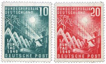 n°1/2** - Timbre ALLEMAGNE RFA Poste