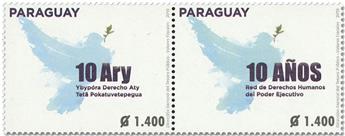 n° 3309/3310 - Timbre PARAGUAY Poste