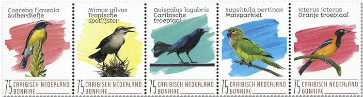 n° 158/162 - Timbre BONAIRE Poste n° 158/162 - Timbre BONAIRE Poste