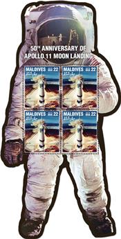 n° F6972 - Timbre MALDIVES Poste