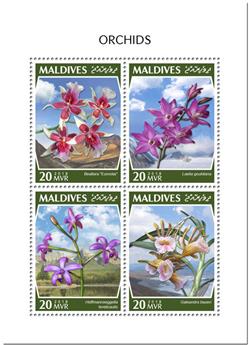 n° 6563/6566 - Timbre MALDIVES Poste