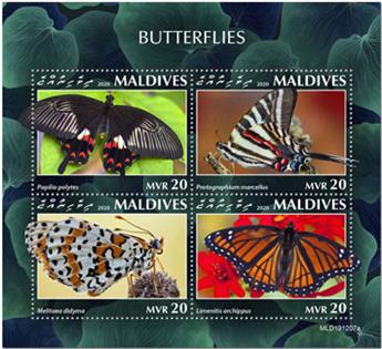 n° 7362/7365  - Timbre MALDIVES Poste