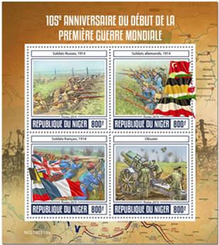n° 5346/5349 - Timbre NIGER Poste