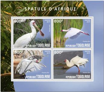 n° 7231/7234 - Timbre TOGO Poste