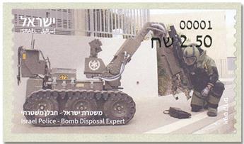 n° 156 - Timbre ISRAEL Timbres de distributeurs