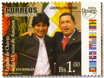 n° 1548/1549 - Timbre BOLIVIE Poste