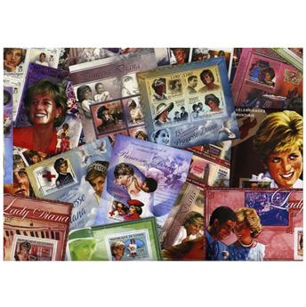 LADY DI : pochette de 20 timbres (Neufs)