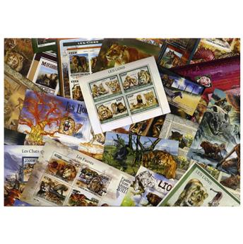 LIONS : pochette de 20 timbres (Neufs)