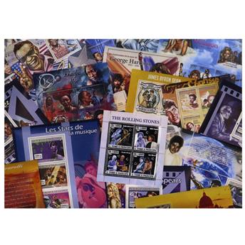 MUSICIENS : pochette de 25 timbres (Neufs)