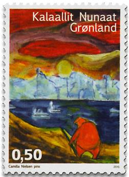 n° 664/665 - Timbre GROENLAND Poste
