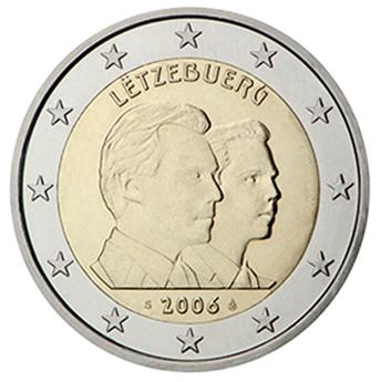 2 EURO COMMEMORATIVE 2006 : LUXEMBOURG (25e anniversaire du prince-héritier Guillaume)