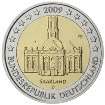 2 EURO COMMEMORATIVE 2009 ALLEMAGNE (Présidence de la Sarre au Bundesrat)