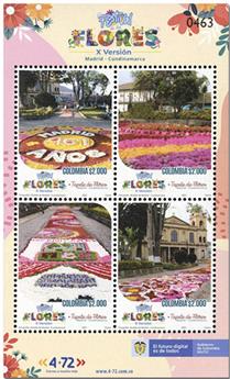 n° 2375/2378 - Timbre COLOMBIE Poste