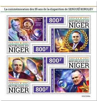 n° 6495/6498  - Timbre NIGER Poste