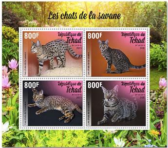 n° 2685/2688  - Timbre TCHAD Poste