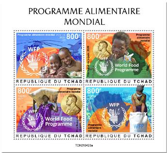 n° 3712/3715  - Timbre TCHAD Poste