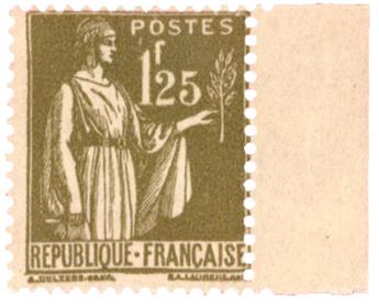 n°287* - Timbre FRANCE Poste