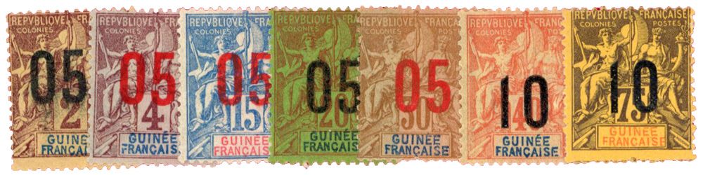 n°48/54* - Timbre GUINEE Poste