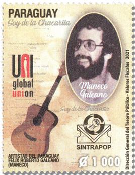 n° 3323 - Timbre PARAGUAY Poste