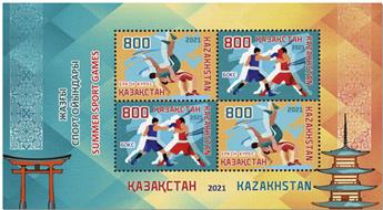 n° 140 - Timbre KAZAKHSTAN Blocs et feuillets