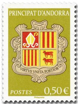 n° 887 - Timbre ANDORRE Poste