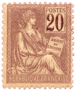 n° 113* - Timbre FRANCE Poste