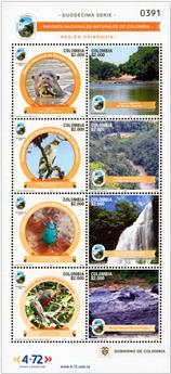 n° 2562/2569 - Timbre COLOMBIE Poste