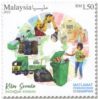 n° 2123 - Timbre MALAYSIA Poste