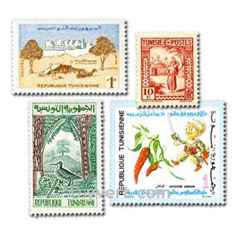 TUNISIA: envelope of 200 stamps
