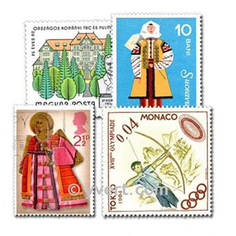 EUROPE : pochette de 1000 timbres (Oblitérés)
