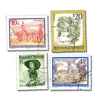 AUSTRIA: envelope of 200 stamps